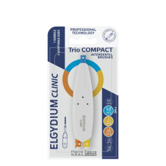 Elgydium Clinic Trio Compact Misto Espaços Estreitos Escovilhões 3un.