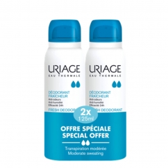 Uriage Desodorizante Refrescante Spray Desconto 2ªunidade 2x125ml