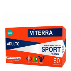 Viterra Sport Activit Comprimidos Suplemento Multivitamínico Adulto 60un.