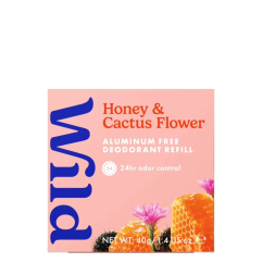WILD Mel e Flor de Cacto Desodorizante Natural Recarga 40g