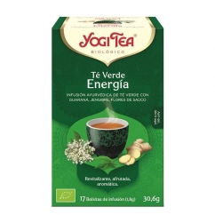 Yogi Tea Chá Verde Energia Infusão Saquetas 17unid.