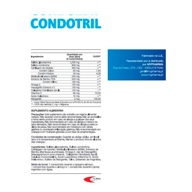 Condotril Comprimidos 60unid.