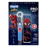 Oral-B Vitality Pro Kids 3+ Escova Elétrica Spiderman Travel Edition