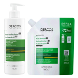 Dercos Pack Shampoo Anticaspa Seca 390ml + 390ml