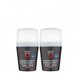 Vichy Homme Duo Desodorizante 48h Peles Sensíveis Roll-On