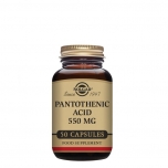 Solgar Ácido Pantoténico 550 mg 50 cápsulas vegetais