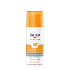 Eucerin Sun Oil Control SPF50+ Gel-Creme de Cor Tom Light 50ml