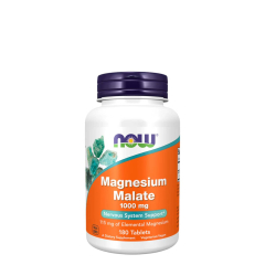 Now Magnesium Malate Comprimidos Fadiga Muscular 180un.