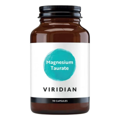 Viridian Magnésio Taurato Suplemento Alimentar para Função Muscular e Nervosa 90un.