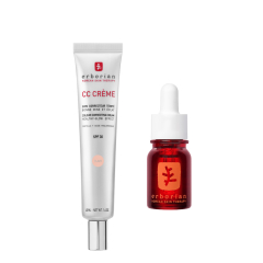 Erborian Coffret CC Cream Clair 40ml + Skin Therapy Oil Serum 10ml