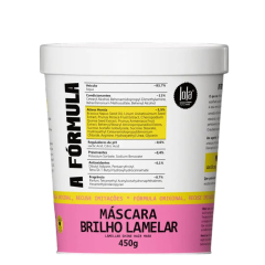 Lola Máscara Brilho Lamelar Máscara Capilar Brilho Espelhado e Hidratação 450g