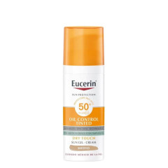 Eucerin Sun Oil-Control Tinted Gel-Creme SPF50+ Tom Médio