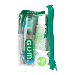 GUM Ortho Kit de Ortodontia Fixa Kit de higiene oral para limpeza, proteção e cuidado