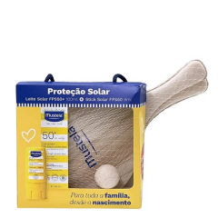 Mustela Solar Coffret Leite SPF50+ 100ml + Stick SPF50+ + Raquetes
