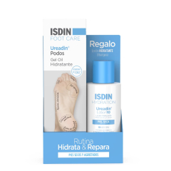 Isdin Ureadin Podos Pack Gel Oil Hidratante Pés Secos 75ml + Loção 10 Hidratante 100ml