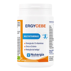 Nutergia Ergycebe Complexo Multivitamínico Cápsulas Vegetais 90un.
