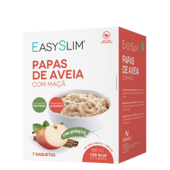 Easyslim Papas de Aveia com Maçã Saquetas 7un.