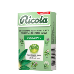 Ricola Rebuçados Eucalipto Sem Açúcar 50g