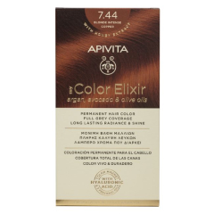 Apivita My Color Elixir Coloração Permanente Cor 7.44 Loiro Acobreado Intenso