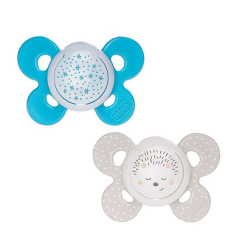 Chicco Chupeta Physio Comfort Lumi Silicone  16-36m 2un. Azul