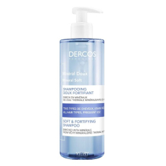 Dercos Shampoo Fortificante Mineral Suave 400ml
