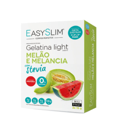 Easyslim Gelatina Light Melão/Melancia com Stevia Saquetas 2x15gr