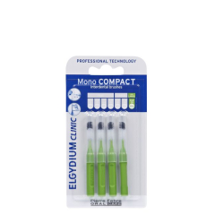 Elgydium Clinic Escovilhões Mono Compact Verde 4un.
