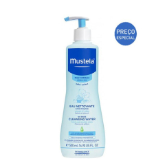 Mustela Água de Limpeza Sem Enxaguamento Preço Especial 500ml