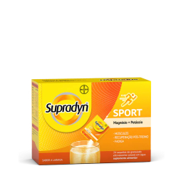 Supradyn Sport Magnésio+Potassásio Saquetas 24un.