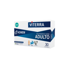 Viterra Homem Suplemento Multivitamínico Adulto Comprimidos 30un.