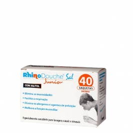 RhinoDouche Sal Júnior 40 saquetas – Farmácia Virtual