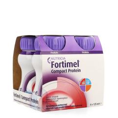 Fortimel Compact Protein Frut Vermelhos 4x125ml