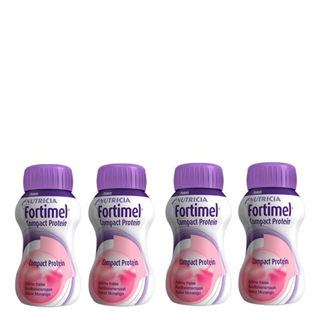 COMPACT PROTEIN MORANGO 125ML X 4