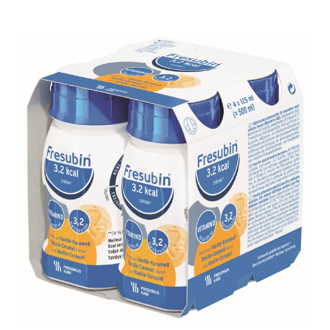 Fresubin 3.2kcal Drink Baunilha-Caramelo 4x125ml