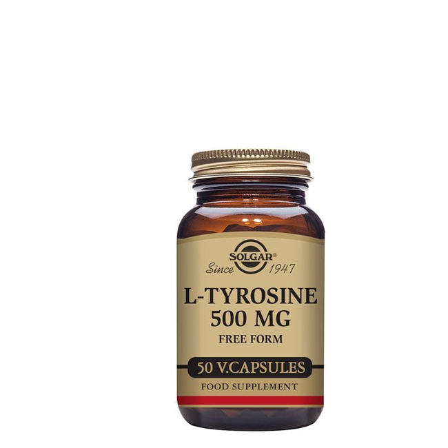 L-Tirosina 500mg Suplemento Cápsulas 50unid