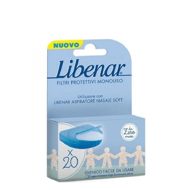 Libenar Baby Recargas Aspirador Nasal Filtros Descartáveis 20unid.