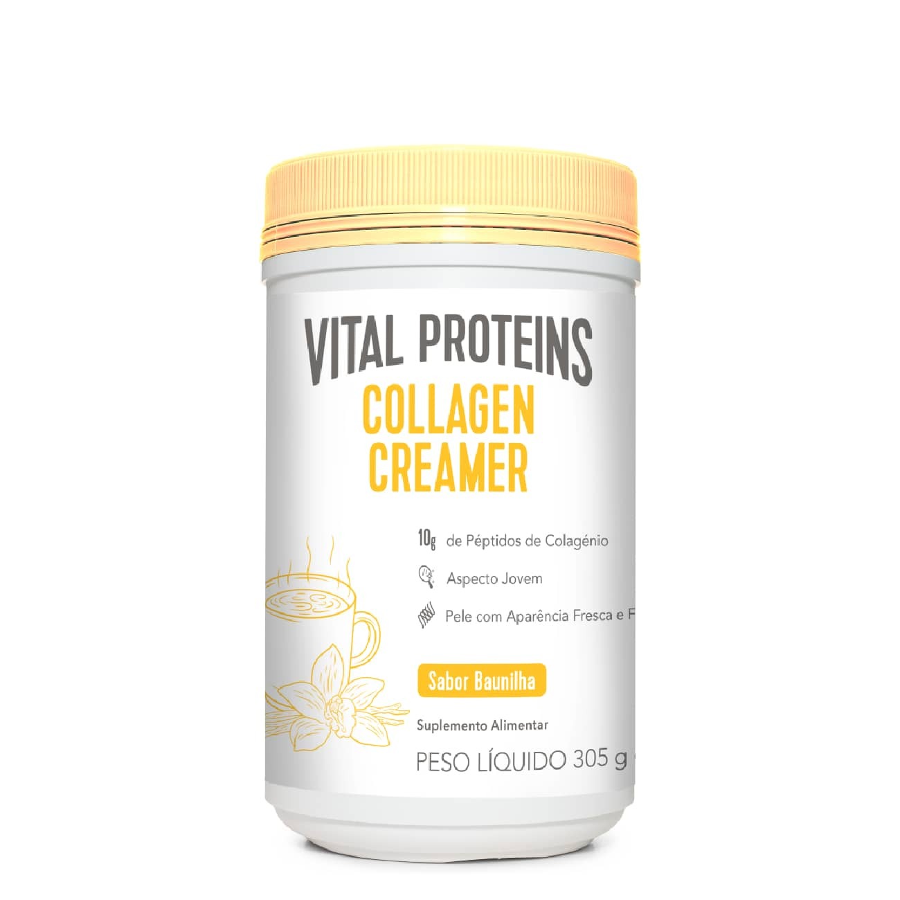 Vital Proteins Collagen Creamer em Pó Baunilha 305g
