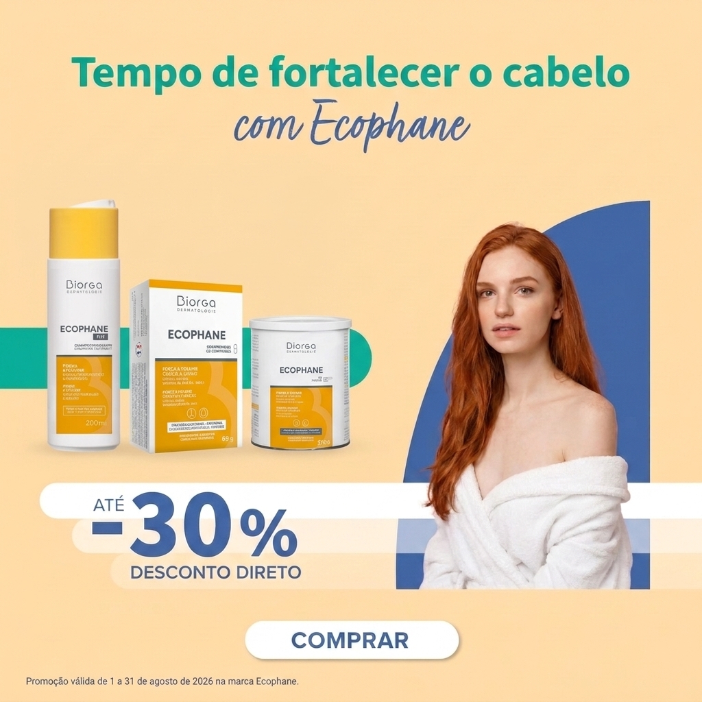 Tempo de fortalecer o cabelo com Ecophane