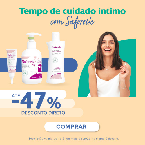 Tempo de cuidado íntimo com Saforelle // 1 a 31 de maio '26