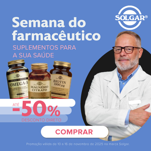 Semana do farmacêutico Solgar  // 10 a 16 de novembro '25