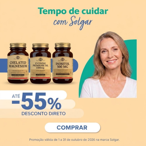 Tempo de cuidar com Solgar // 1 a 31 de outubro '26