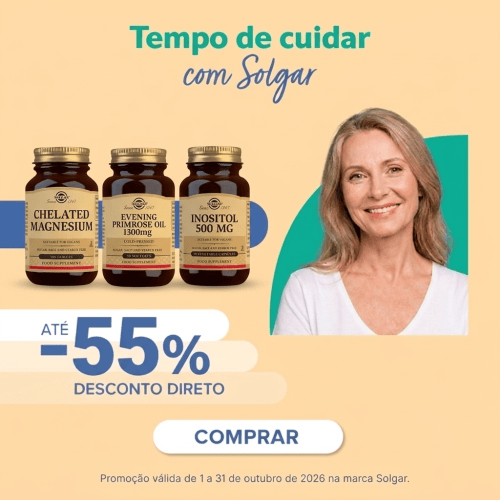 Tempo de cuidar com Solgar // 1 a 31 de outubro '26