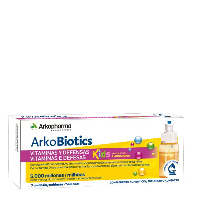 Arkoprobióticos Crianças Vitaminas 7 ampolas de 7ml