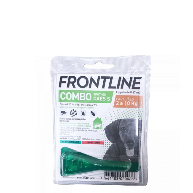 Desparasitante para Cães  (2-10 kg) 3661103020066