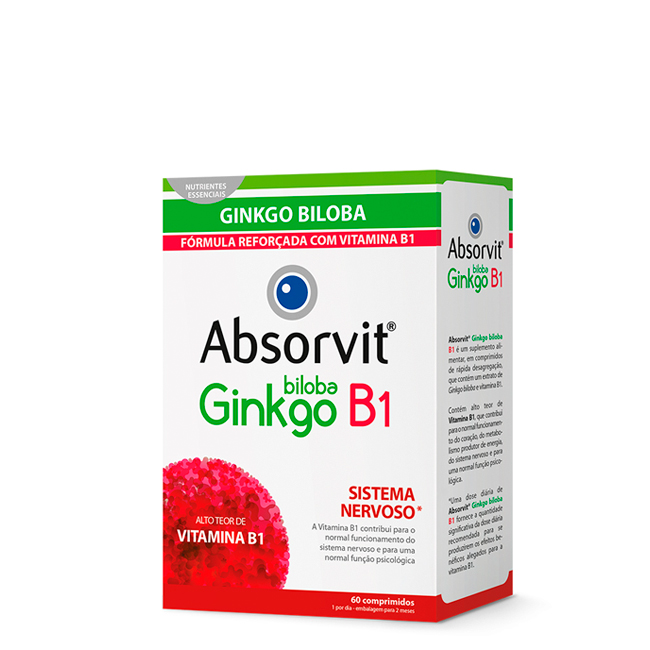 GINKGO + B1 COMPRIMIDOS X 60