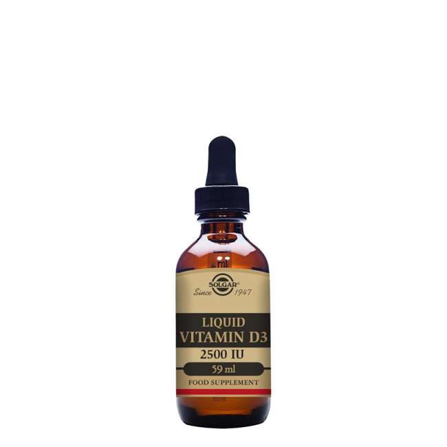 Líquido Vitamin D3 2500lu 62.5mcg 59ml One Size Brown